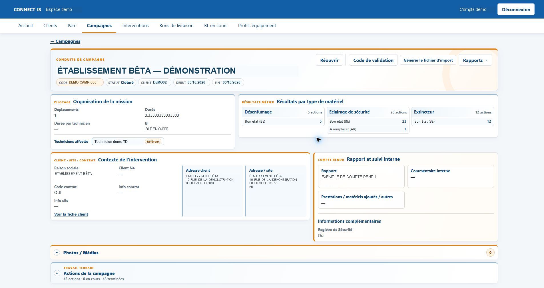 CONNECT-IS Web : résultats et compte rendu de campagne, données anonymisées. CONNECT-IS Web : résultats et compte rendu de campagne, données anonymisées.
